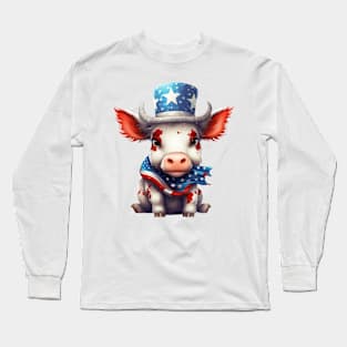 Patriot Farm Cow Long Sleeve T-Shirt